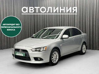 2012 Mitsubishi Lancer X Рестайлинг, серебристый, 890000 рублей, вид 1