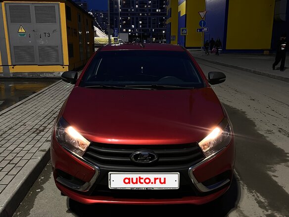 2021 Lada (ВАЗ) Vesta I, красный, 820000 рублей - вид 1