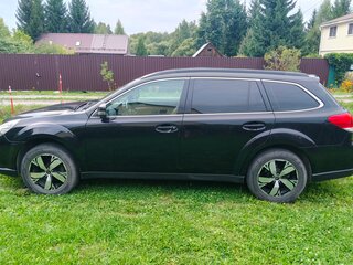 2012 Subaru Outback IV, чёрный, 1370000 рублей, вид 4