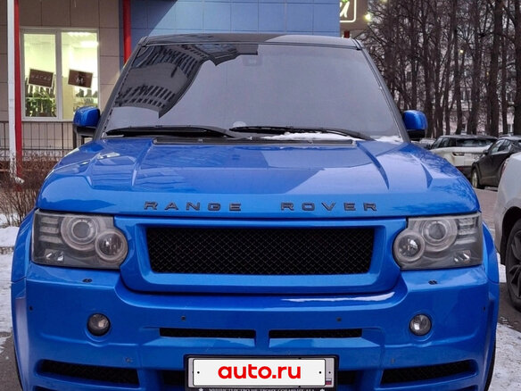 2010 Land Rover Range Rover Supercharged III Рестайлинг 2, синий, 3000000 рублей - вид 2