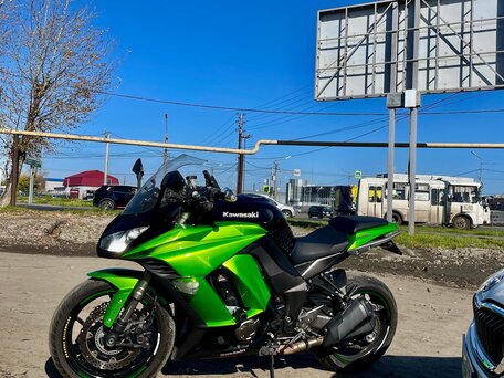 2011 Kawasaki Ninja 1000 SX, зелёный, 660000 рублей, вид 4