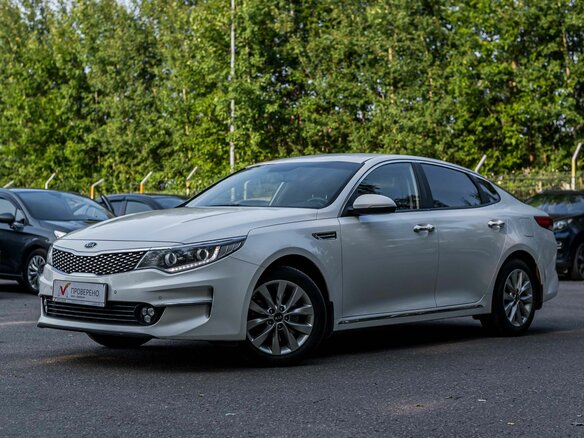 2018 Kia Optima IV Рестайлинг, белый
