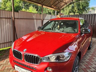 2017 BMW X6 30d II (F16), красный, 4430000 рублей, вид 1
