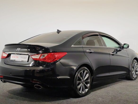 2012 Hyundai Sonata VI (YF), чёрный - вид 4