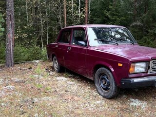 2006 Lada (ВАЗ) 2107, пурпурный, 103000 рублей, вид 2