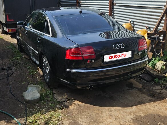 2004 Audi A8 Long II (D3), чёрный - вид 3