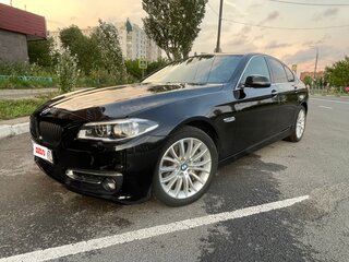 2015 BMW 5 серии 530d xDrive VI (F10/F11/F07) Рестайлинг, чёрный, 3620000 рублей, вид 3