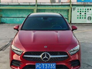 2021 Mercedes-Benz A-Класс 180 Long IV (W177), красный, 1717111 рублей, вид 2