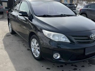 2012 Toyota Corolla X (E140, E150) Рестайлинг, чёрный, 1000000 рублей, вид 2