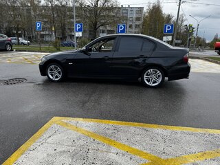 2007 BMW 3 серии 320i V (E90/E91/E92/E93), чёрный, 730000 рублей, вид 4