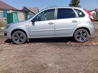 2014 Lada (ВАЗ) Kalina II, серебристый, 530000 рублей, вид 2