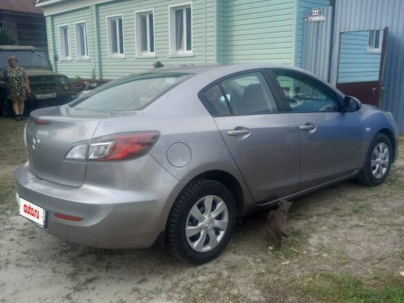 2013 Mazda 3 II (BL) Рестайлинг, серый, 1300000 рублей - вид 3