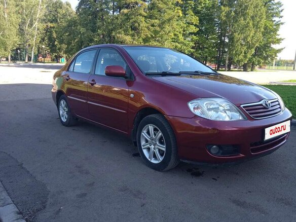 2006 Toyota Corolla IX (E120, E130) Рестайлинг, красный, 587000 рублей - вид 2