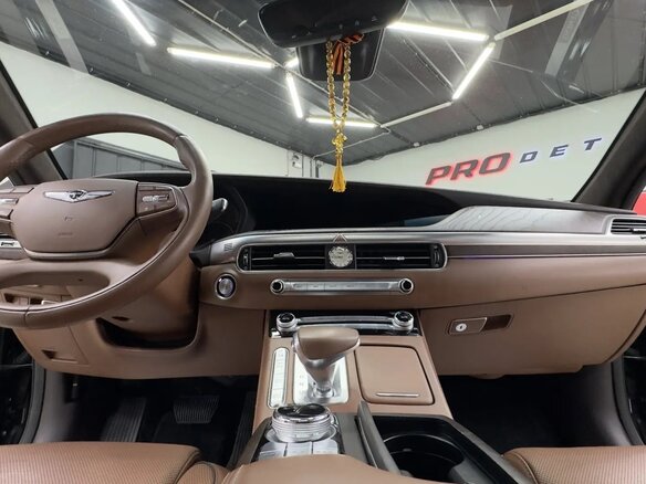 2020 Genesis G90 I Рестайлинг, чёрный, 4900000 рублей - вид 32