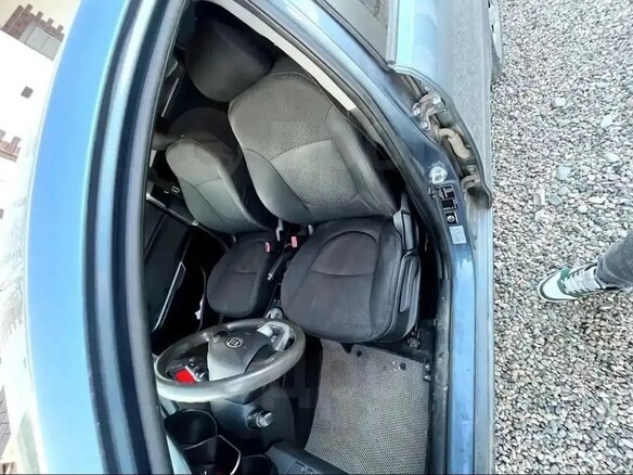 2012 Kia Rio 4-speed III, голубой, 750000 рублей - вид 5