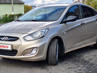 2011 Hyundai Solaris I, бежевый, 510000 рублей, вид 1