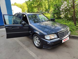 1997 Mercedes-Benz C-Класс 240 I (W202) Рестайлинг, синий, 140000 рублей, вид 4