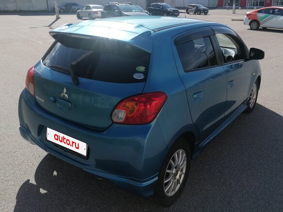 2014 Mitsubishi Mirage VI, голубой, 550000 рублей - вид 3