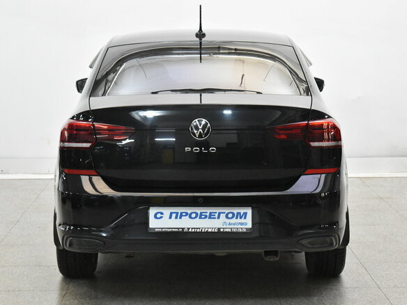 2021 Volkswagen Polo VI, чёрный, 1500000 рублей - вид 2