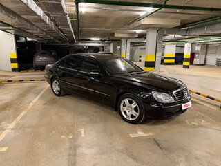 2004 Mercedes-Benz S-Класс 500 Long IV (W220) Рестайлинг, чёрный, 1900000 рублей, вид 5