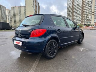 2007 Peugeot 307 I Рестайлинг, синий, 239000 рублей, вид 3
