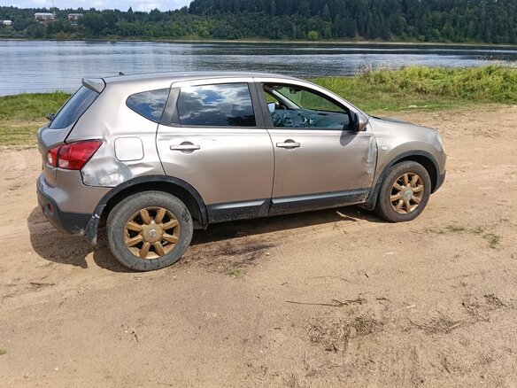 2007 Nissan Qashqai I, коричневый - вид 4