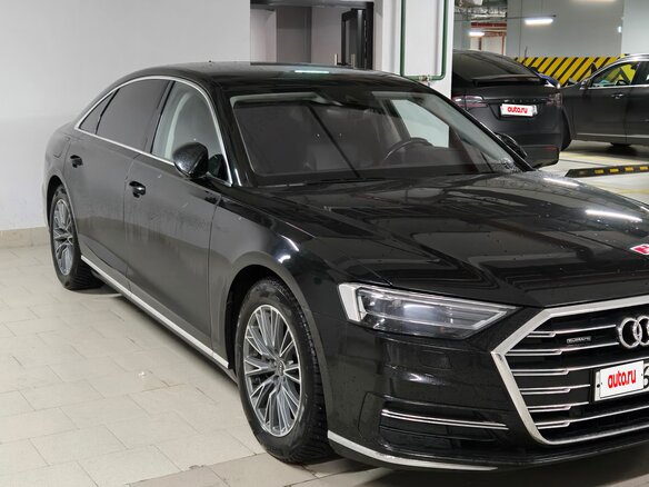 2020 Audi A8 Long 55 TFSI IV (D5), чёрный, 4250000 рублей - вид 5