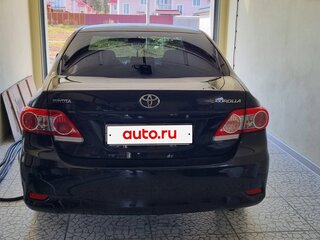 2012 Toyota Corolla X (E140, E150) Рестайлинг, чёрный, 1430000 рублей, вид 4