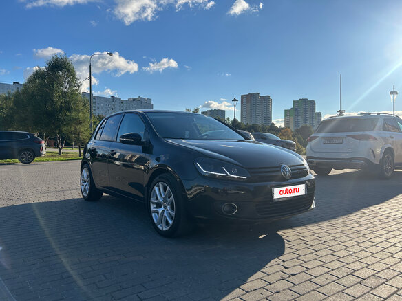 2012 Volkswagen Golf VI, чёрный, 830000 рублей - вид 5