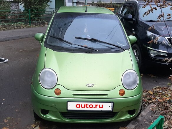 2007 Daewoo Matiz I Рестайлинг, зелёный, 130000 рублей