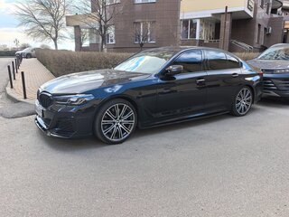 2017 BMW 5 серии 540i VII (G30/G31/G38), синий, 3610000 рублей, вид 2