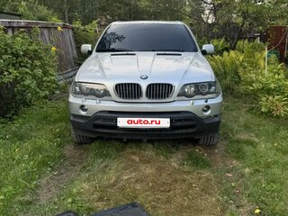 2001 BMW X5 4.4i I (E53), серебристый, 550000 рублей, вид 2
