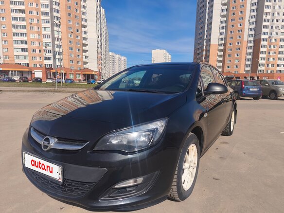 2013 Opel Astra J Рестайлинг, чёрный, 685000 рублей - вид 1