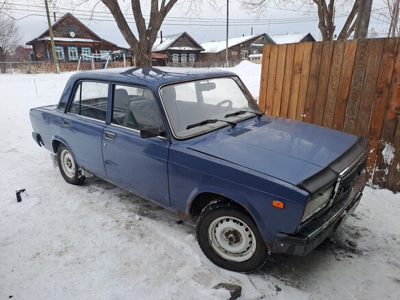 2006 Lada (ВАЗ) 2107, синий, 138000 рублей - вид 8