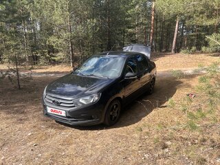 2021 Lada (ВАЗ) Granta I Рестайлинг, чёрный, 900000 рублей, вид 2