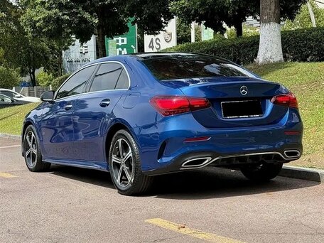 2023 Mercedes-Benz A-Класс 180 Long IV (W177) Рестайлинг, синий, 2100012 рублей, вид 4