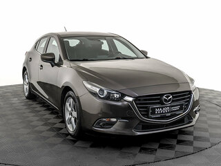 2017 Mazda 3 III (BM) Рестайлинг, серый, 1535000 рублей, вид 3
