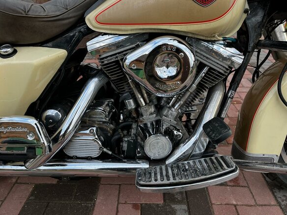 1995 Harley-Davidson Electra Glide, золотистый, 650000 рублей - вид 6
