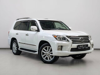 2013 Lexus LX 570 III Рестайлинг, белый, 5380000 рублей, вид 3