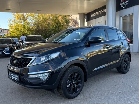 2014 Kia Sportage III Рестайлинг, чёрный, 1490000 рублей, вид 2