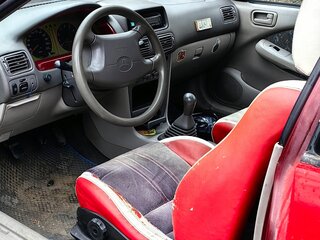 1997 Toyota Corolla VIII (E110), красный, 275000 рублей, вид 4