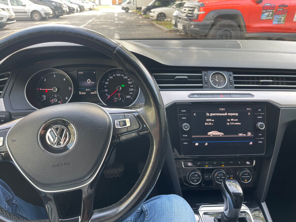 2017 Volkswagen Passat DSG6 B8, белый, 1950000 рублей - вид 9