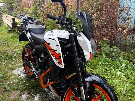 2017 KTM 200 Duke, белый, 230000 рублей, вид 1