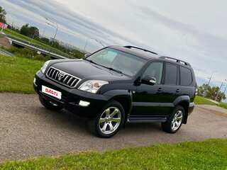 2008 Toyota Land Cruiser Prado 5-speed 120 Series Рестайлинг, чёрный, 2650000 рублей, вид 4
