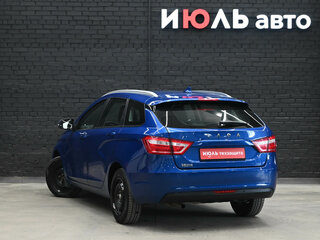 2022 Lada (ВАЗ) Vesta SW I, синий, 1100000 рублей, вид 4