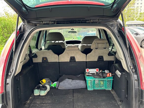2007 Citroen C4 Picasso Grand I, чёрный, 300000 рублей - вид 10