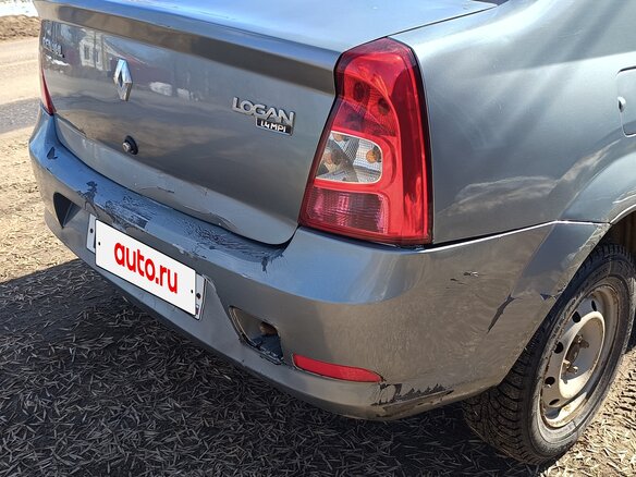 2011 Renault Logan I Рестайлинг, серый, 300000 рублей - вид 12