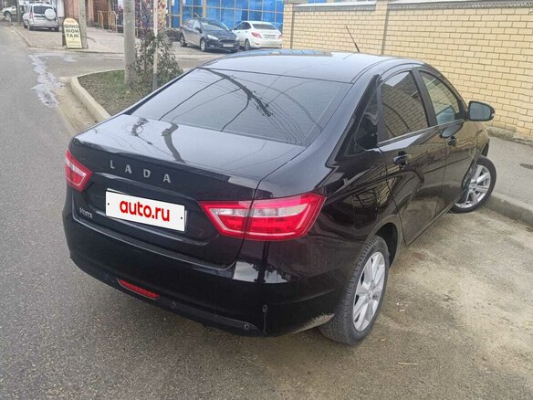 2021 Lada (ВАЗ) Vesta I, чёрный, 1300000 рублей - вид 7