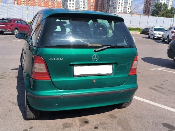 2000 Mercedes-Benz A-Класс 140 I (W168), зелёный, 430000 рублей - вид 1
