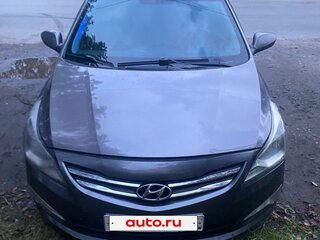 2016 Hyundai Solaris I Рестайлинг, серый, 540000 рублей, вид 2